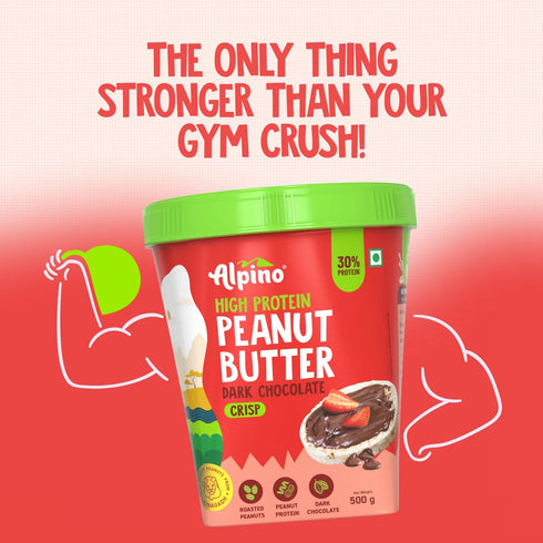 Alpino High Protein Dark Chocolate Peanut Butter Crisp