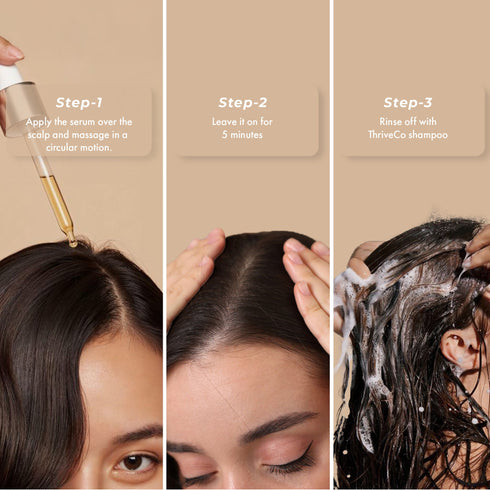 Thriveco in Anti dandruff kit Scalp Clear Shampoo Anti Dandruff Serum