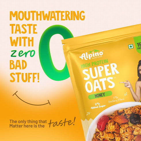 Alpino High Protein Rolled Oats Honey