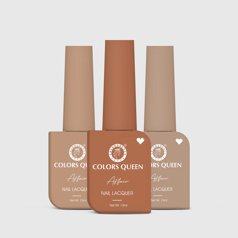 Colors Queen Affair Matte Nail Paint Set of 3 – Highly Pigmented Enamel