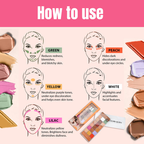 Colors Queen Colors Queen Base Palette - 110 Gram