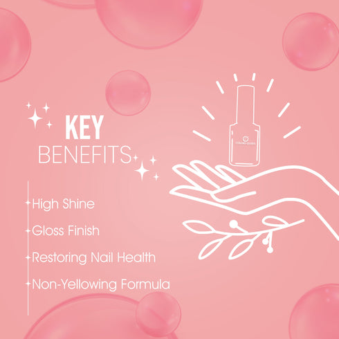 Colors Queen Nail Care (Shine Top Coat) | 15 ML