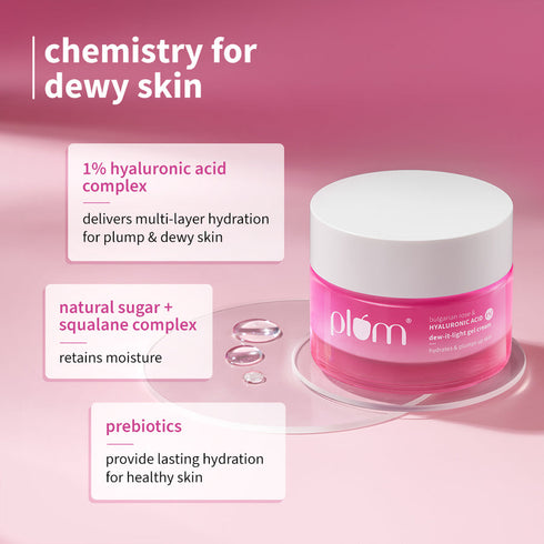 Plum Bulgarian Rose and 1% Hyaluronic Acid Cream