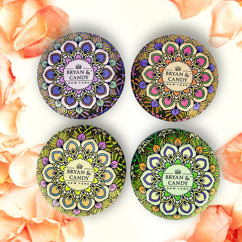 Bryan & Candy Candle for Home Decor Exercise Aromatheraphy Pack of 4 Candles 4 60gm