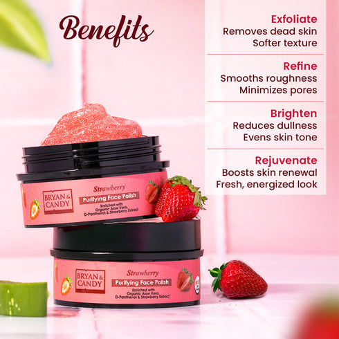 Bryan & Candy Strawberry Purifying Face Polish