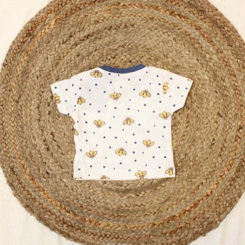 Bachpan kids wear New born casual wear two piece set blue