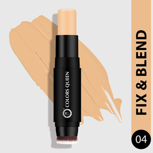 Colors Queen Fix And Blend Foundation And Concealer Stick | 12 Gram
