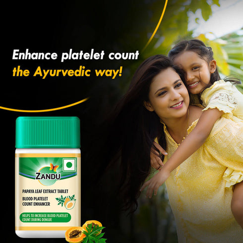 Zandu Papaya Leaf Extract Tablets