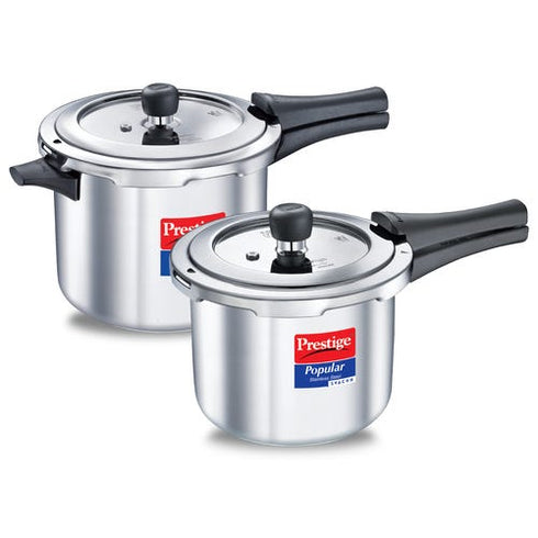Prestige Popular Svachh Stainless Steel Pressure Cooker 5 L Combo
