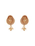 Gold Polish Flexible Brass Chain Minimal Temple Lakshmiji Jewellery Set