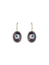 Silver Oxidised Toned Evil Eye Minimal Dailywear Pendant Jewellery Set