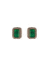 Silver Toned Kundan Studded Emerald Onyx Multilayered Designer Maala Pendant Jewellery Set