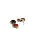 Silver Oxidised Nav Ratan Multicolored Minimal Tribal Necklace Jewellery Set