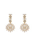 Gold Toned AD Studded Star Shaped Minimal Jewellery Set