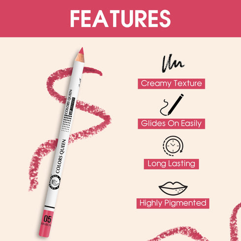 Colors Queen Lip & Eye Definer Set – 12 Shades for Precise Looks