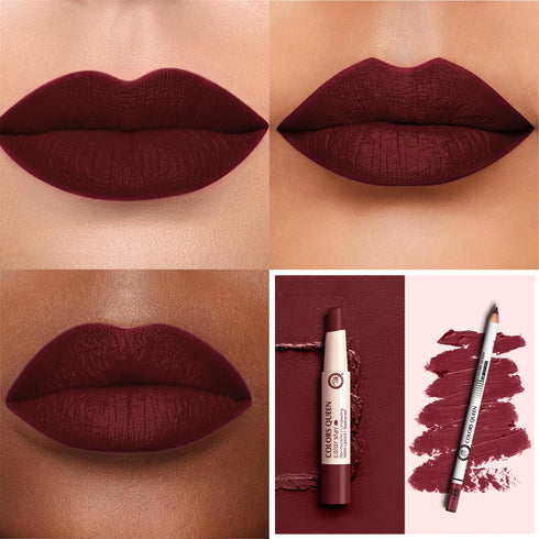 Colors Queen Long-Lasting Lipstick & Lip Definer Combo