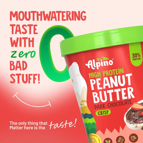 Alpino High Protein Dark Chocolate Peanut Butter Crisp