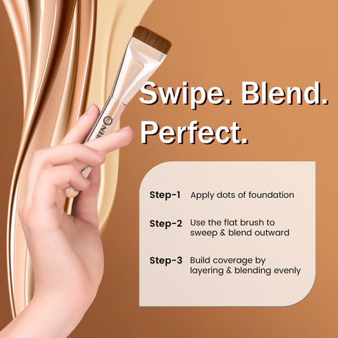 Colors Queen Flat Foundation Brush