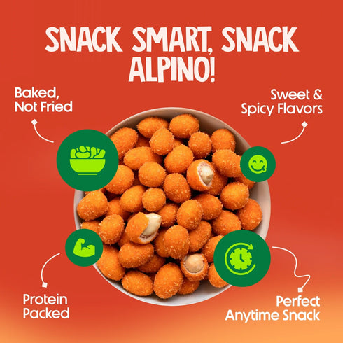 Alpino Peanut Crackers Smokey BBQ