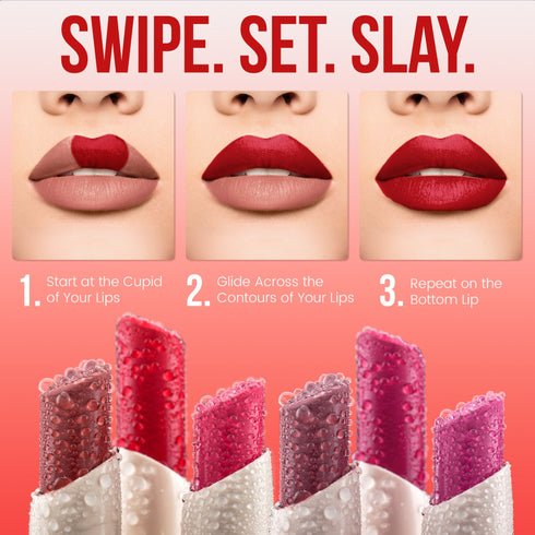 Colors Queen Color Stay Non-Transfer Lipstick – 26 Shades