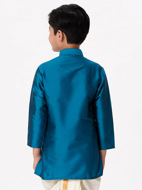 Ramraj Cotton Boys Full Sleeves Ramar Blue K1