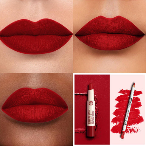 Colors Queen Long-Lasting Lipstick & Lip Definer Combo