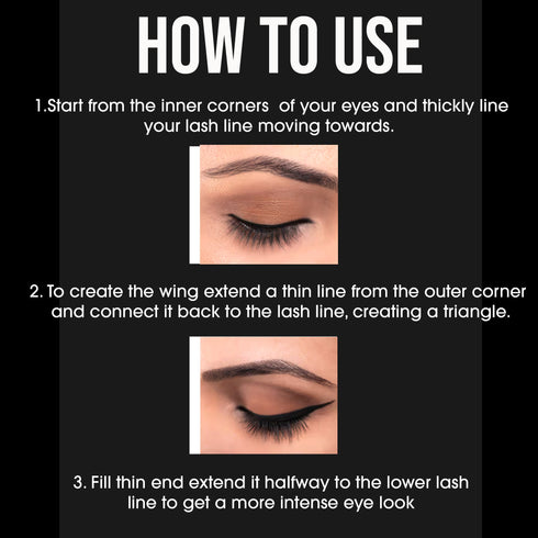 Colors Queen Very Matte Waterproof Eyeliner | 5 Ml
