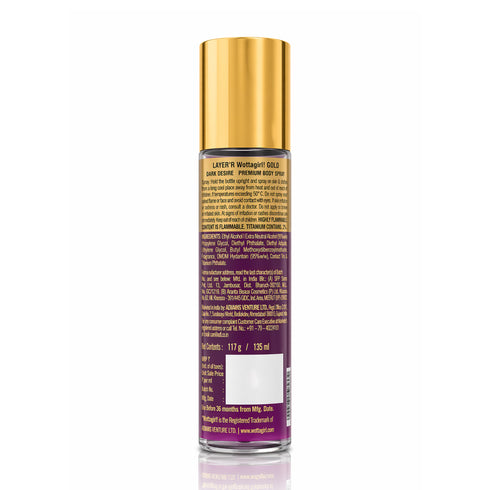 Layer'r Wottagirl Gold Dark Desire Body Splash