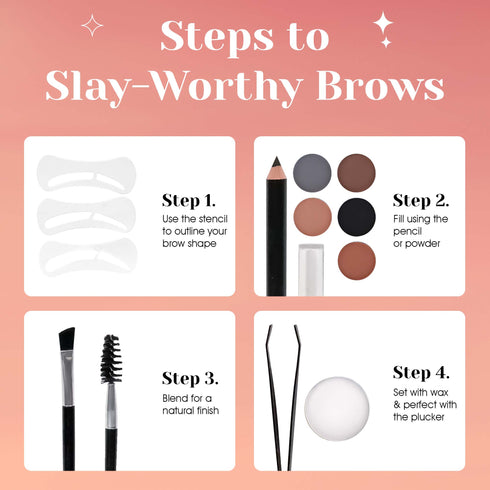 Colors Queen Eyebrow Styling Kit | 15 Gram