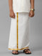 Ramraj Cotton Boys Readymade Double Layer Cream Dhoti