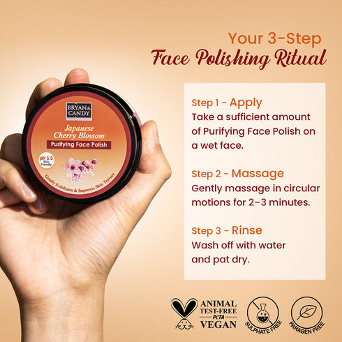Bryan & Candy Japanese Cherry Blossom Purifying Face Polish
