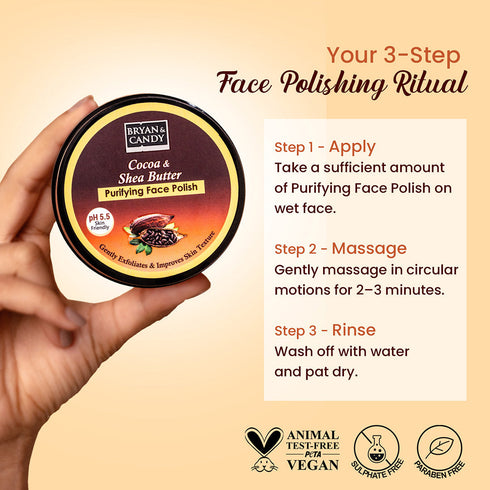 Bryan & Candy Cocoa & Shea Butter Purifying Face Polish