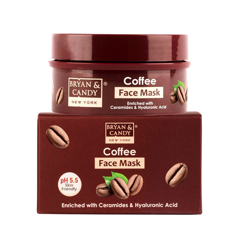 Bryan & Candy Coffee Face Mask Enriched With Ceramides & Hyaluronic Acid