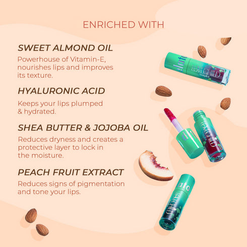 LoveChild Guava Glitz | Lip Gelato Tinted Lip Oil Nude