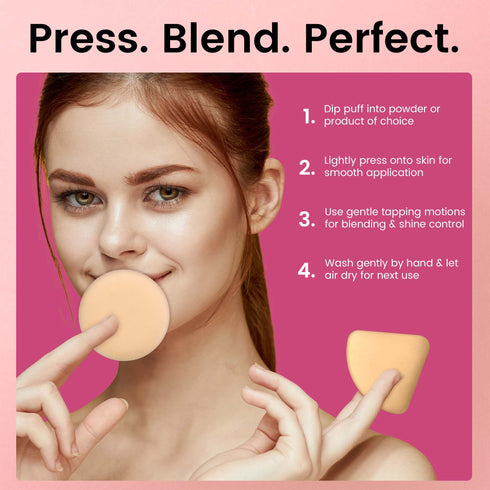 Colors Queen Makeup Puff Pack of 2