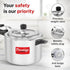 Prestige Nakshatra Plus Svachh Aluminium Spillage Control Pressure Cooker 5 L Silver
