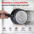 Prestige Svachh Hard Anodised Spillage Control Pressure Cooker 5 L Black