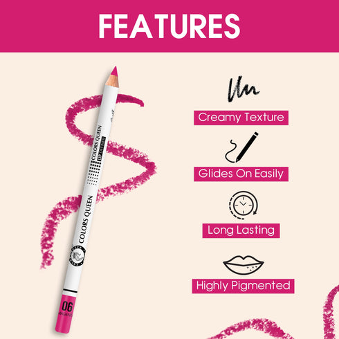 Colors Queen Lip & Eye Definer Set – 12 Shades for Precise Looks