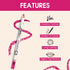 Colors Queen Lip & Eye Definer Set – 12 Shades for Precise Looks