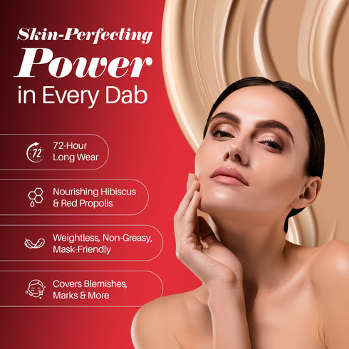 Colors Queen Red Cushion Foundation