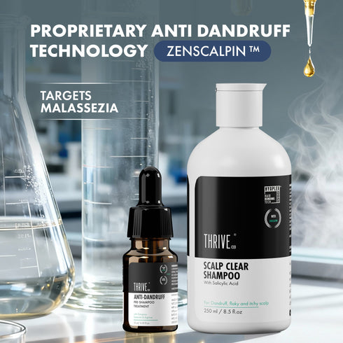 Thriveco in Anti dandruff kit Scalp Clear Shampoo Anti Dandruff Serum