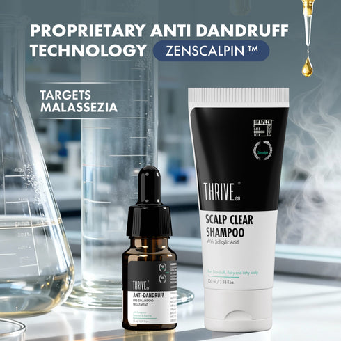 Thriveco in Anti dandruff kit Scalp Clear Shampoo Anti Dandruff Serum