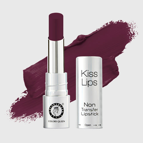 Colors Queen Kiss Lips Non-Transfer Matte Lipstick – 24 Bold Shades