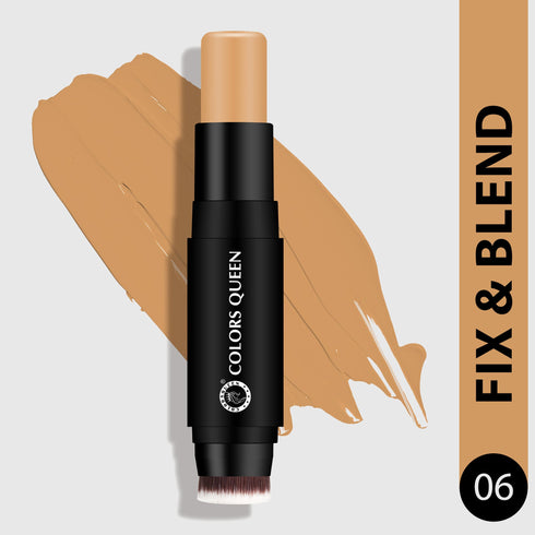 Colors Queen Fix And Blend Foundation And Concealer Stick | 12 Gram