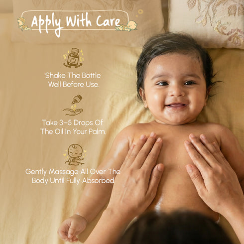 Vasuestore Vasu Swarna Malish Ayurvedic Tailam Baby Massage Oil