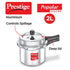 Prestige Popular Svachh Virgin Aluminium Gas And Induction Compatible Pressure Cooker Silver 2 L