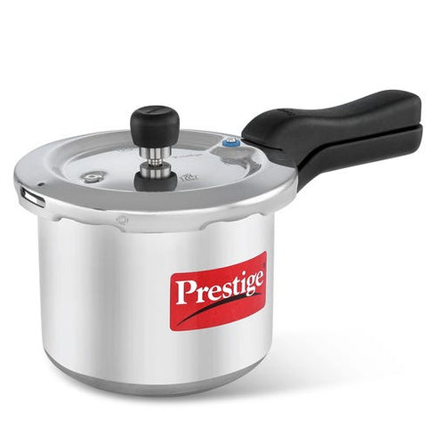 Prestige Svachh Aluminium Anti Bulge Induction Base Pressure Cooker Silver 3 L