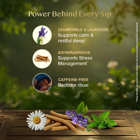 Vahdam Chamomile Lavender Herbal Tea 18 TB