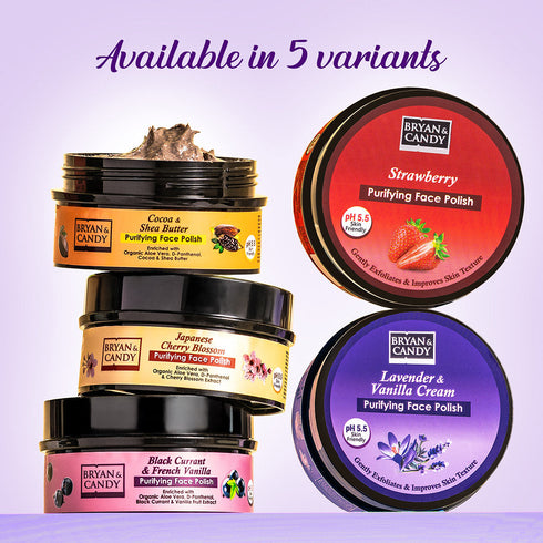 Bryan & Candy Lavender & Vanilla Cream Purifying Face Polish