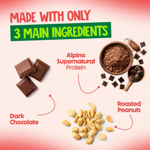 Alpino High Protein Dark Chocolate Peanut Butter Crisp